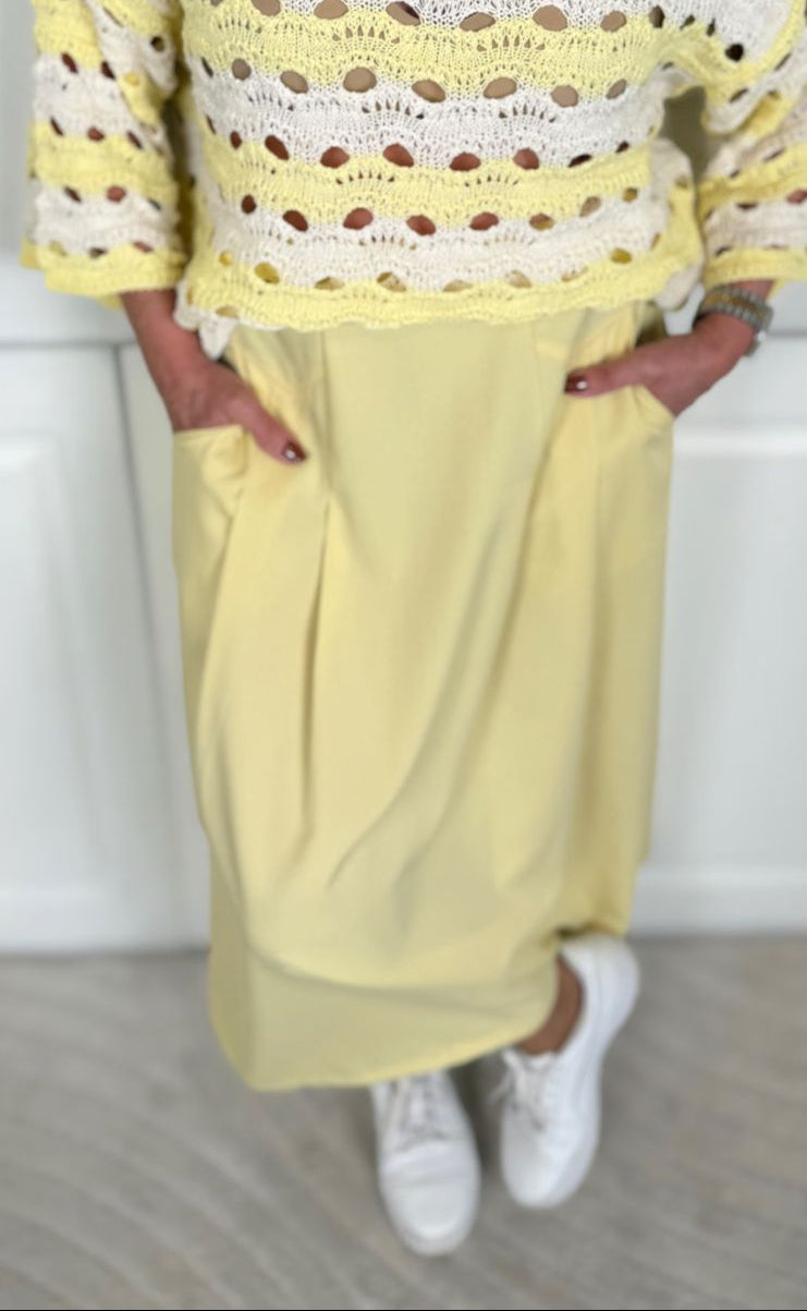 Marta Du Chateau Skjørt - Davina - Yellow