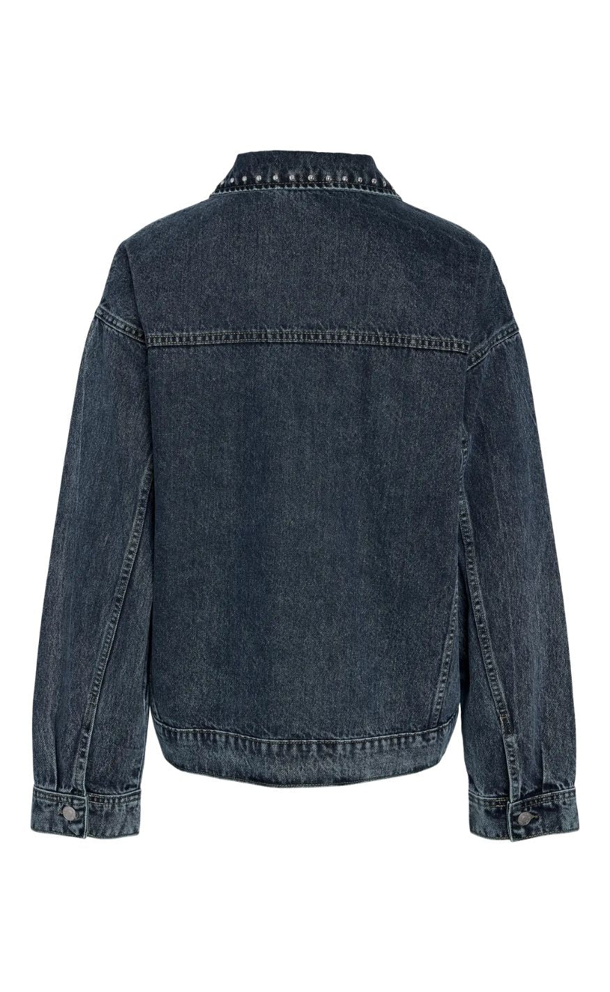Noisy May Jakke - Oreon Kettie - Medium Blue Denim