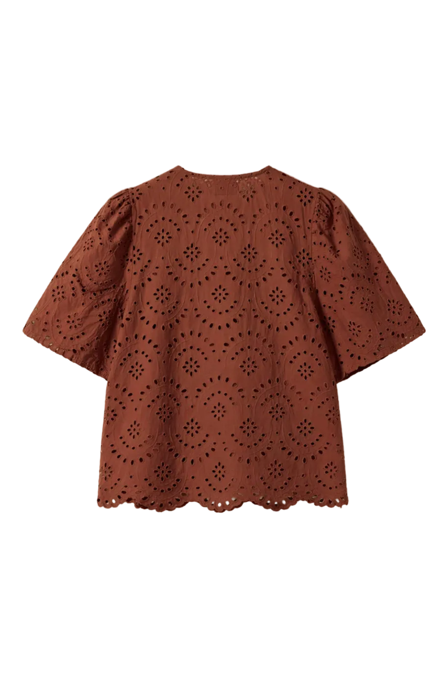 Noella Bluse - Mika - Terracotta