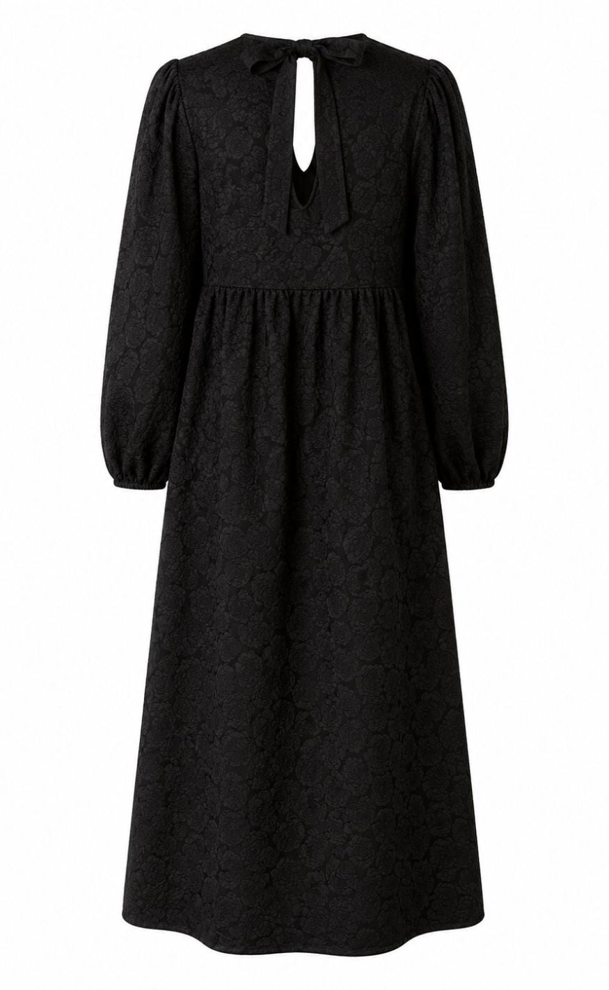 Say INA Copenhagen Kjole - Alia - Black Flower