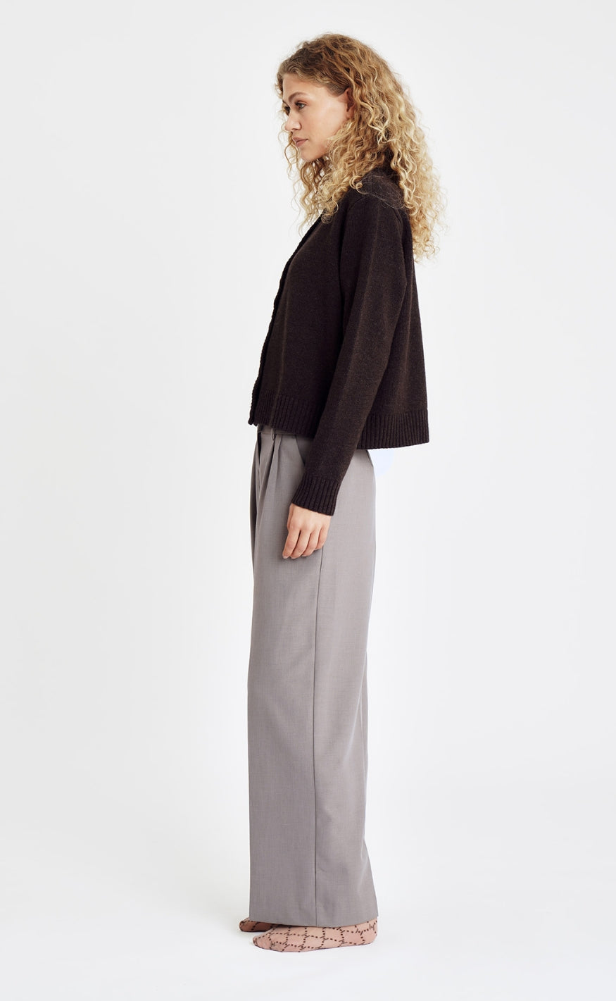 Hype The Detail Cardigan - 930-14 - Brown
