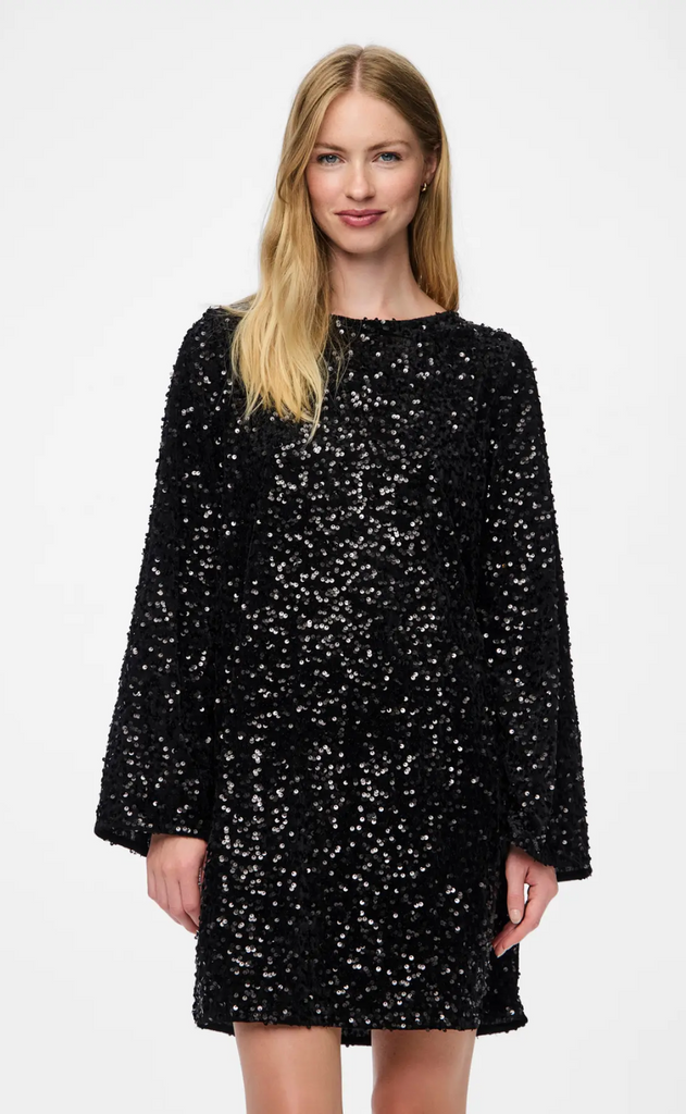 Pieces Kjole - Kam - Black