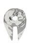 Marta Du Chateau Skjerf - Freesia - Light Grey