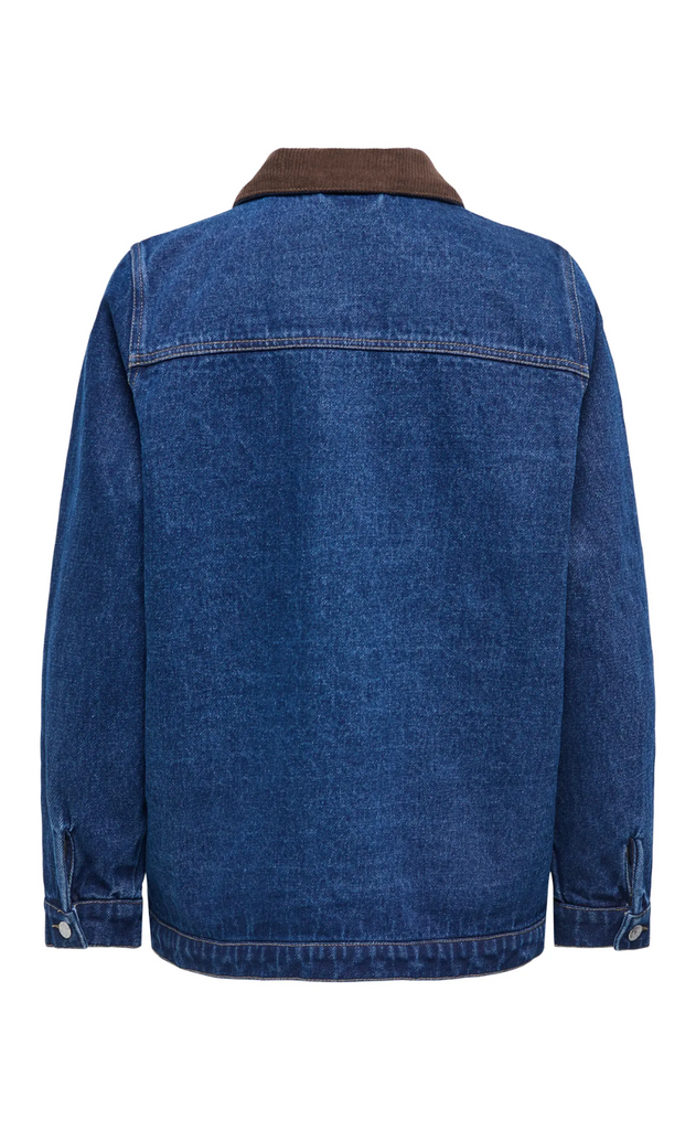 Only Jakke - Frankie LS - Dark Blue Denim