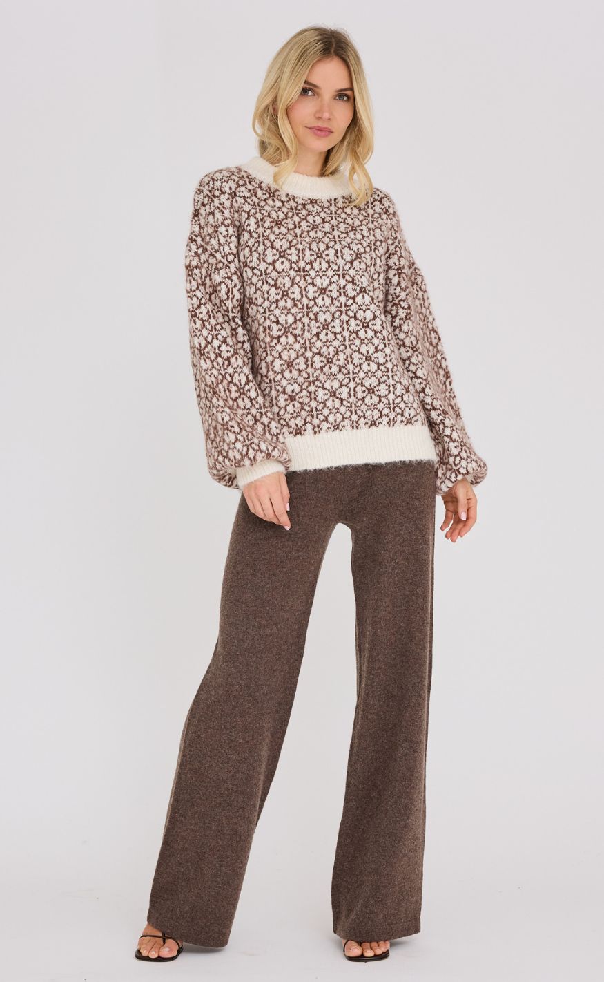 A-View Genser - Oslo - Cream/Brown