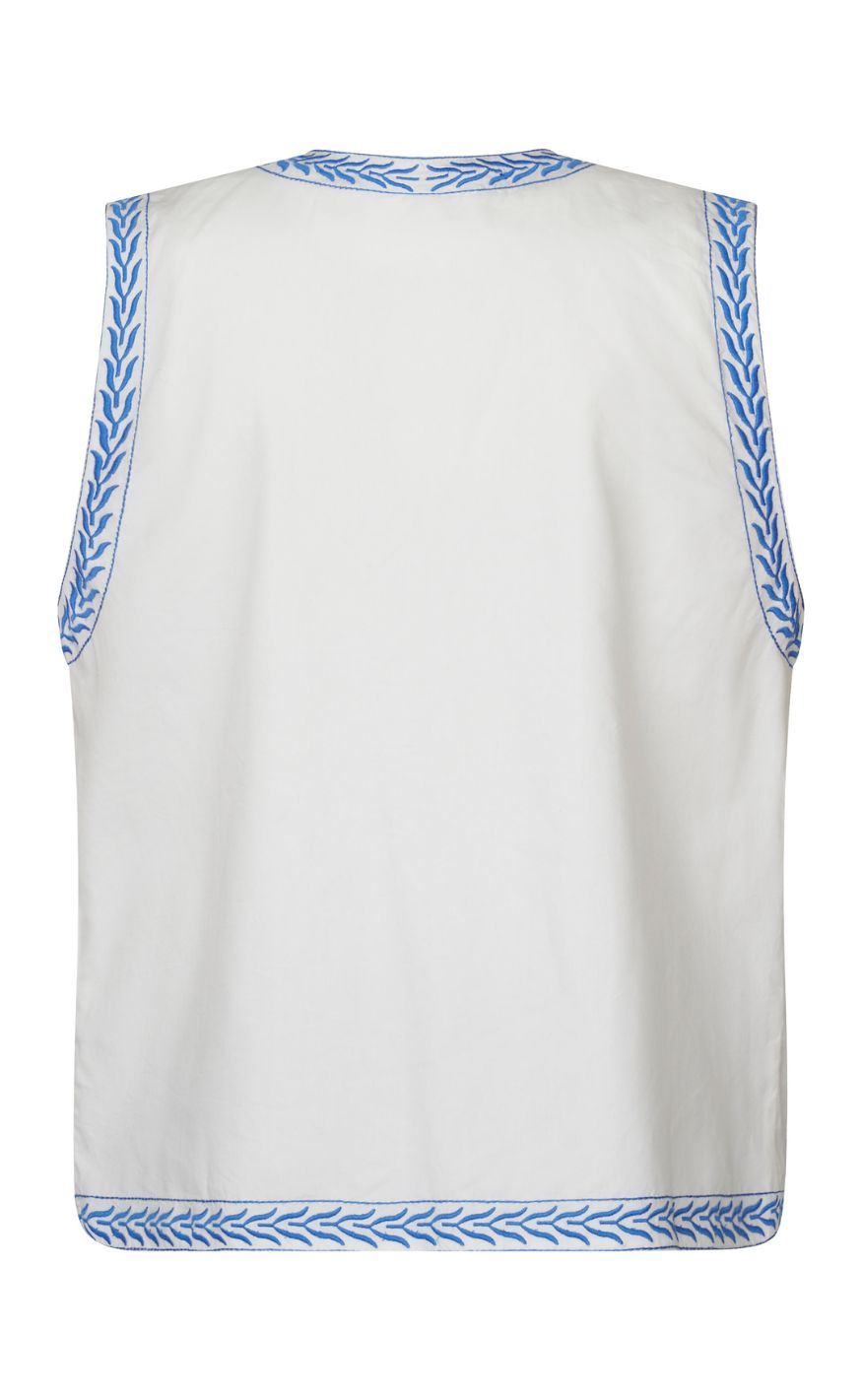 Sisters Point Vest - SAVANA-VE - White/Blue