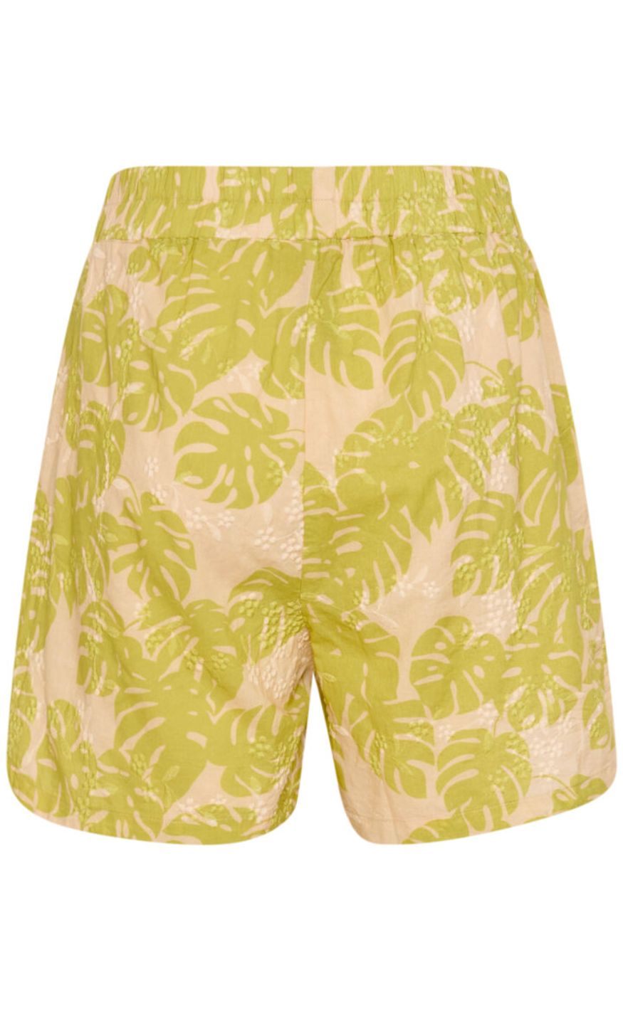 Culture Shorts - Debora - Green Palm Leaves