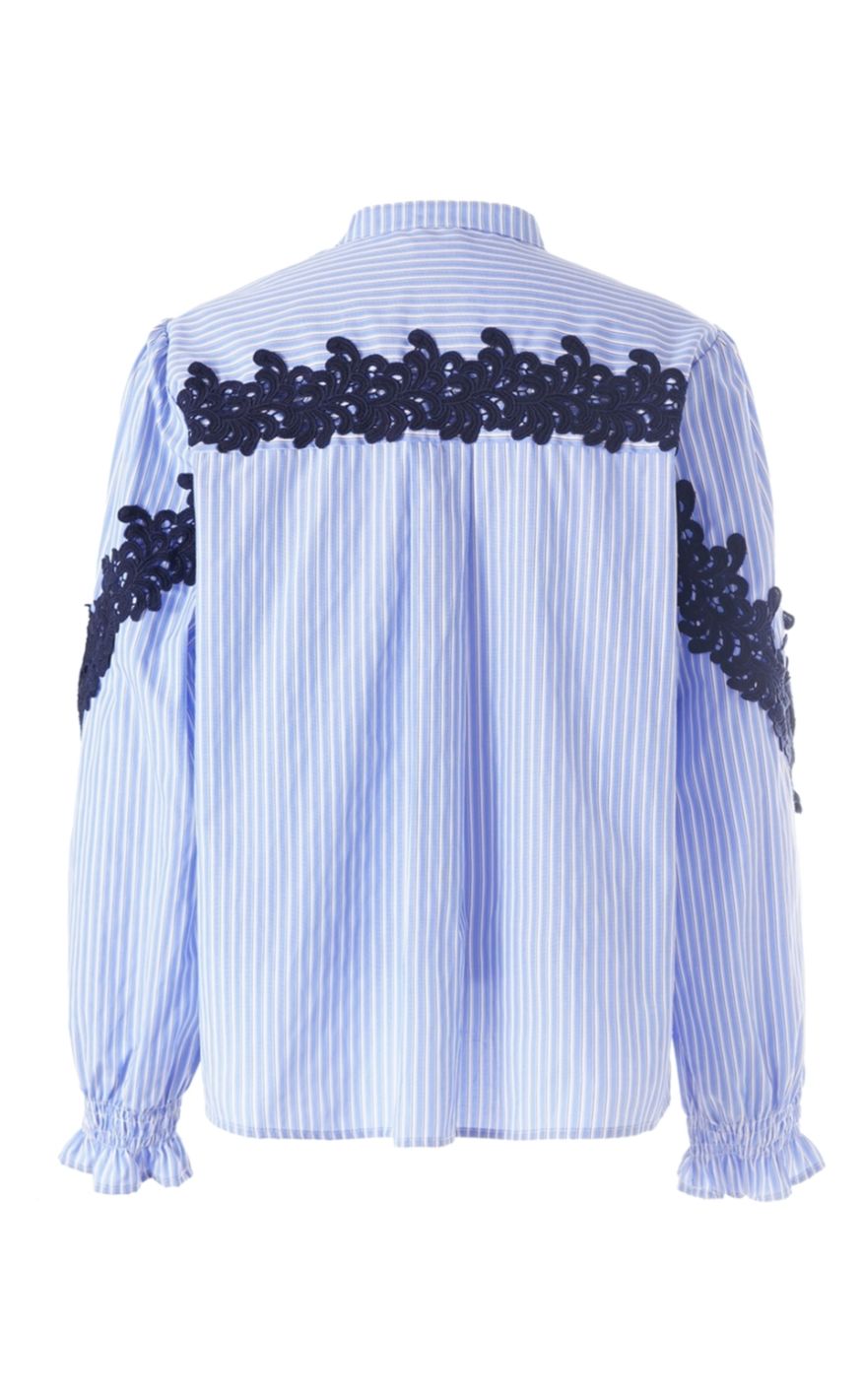 Luxzuz Bluse - Hanna - Colony Blue