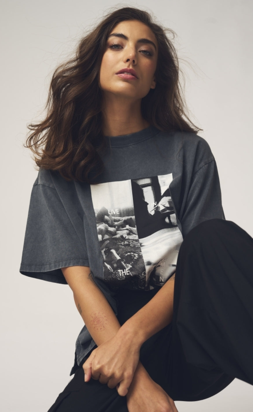 Gossia T-Shirt - Maggie - Black Washed