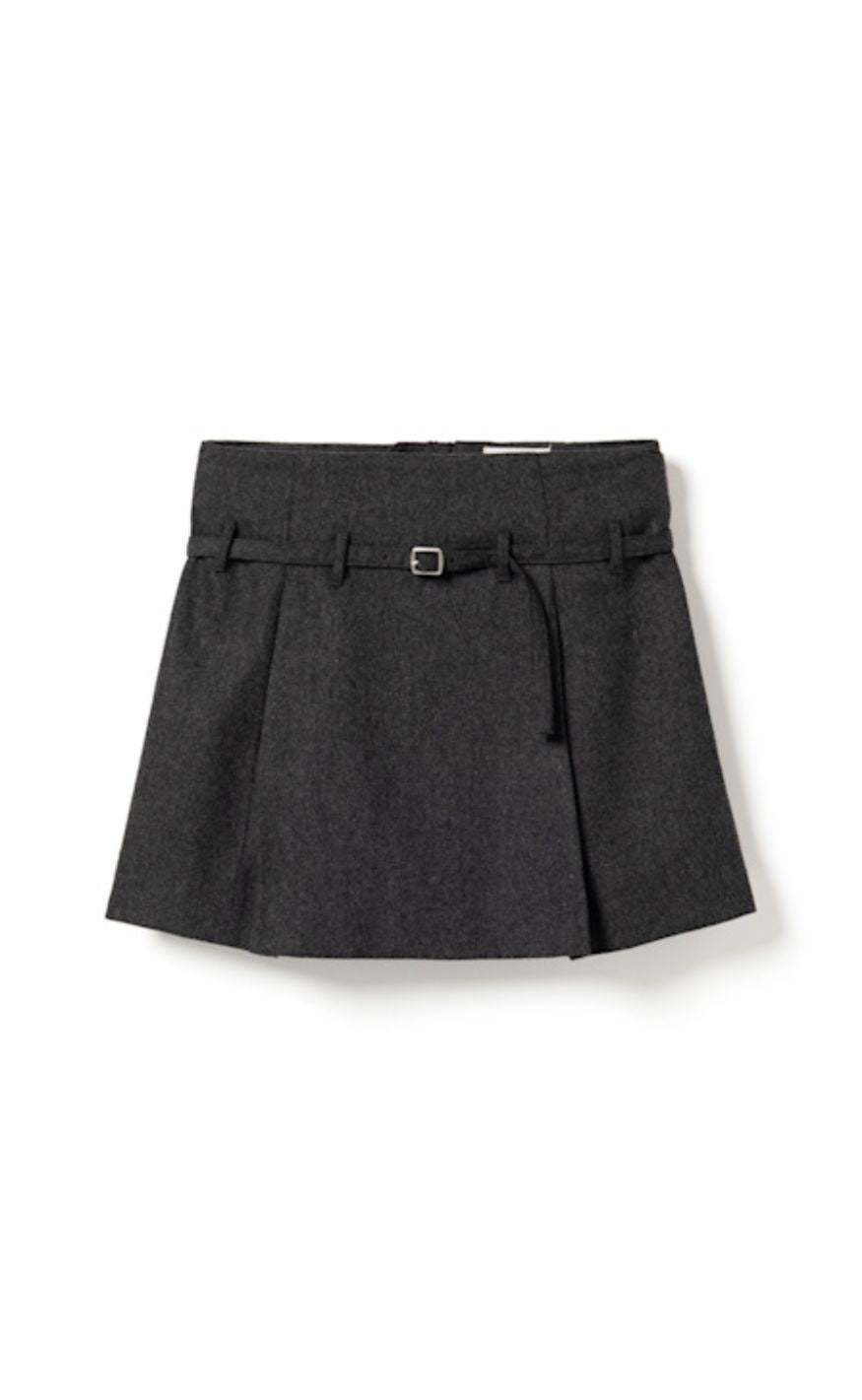 Noella Skjørt - Madena - Dark Grey Melange