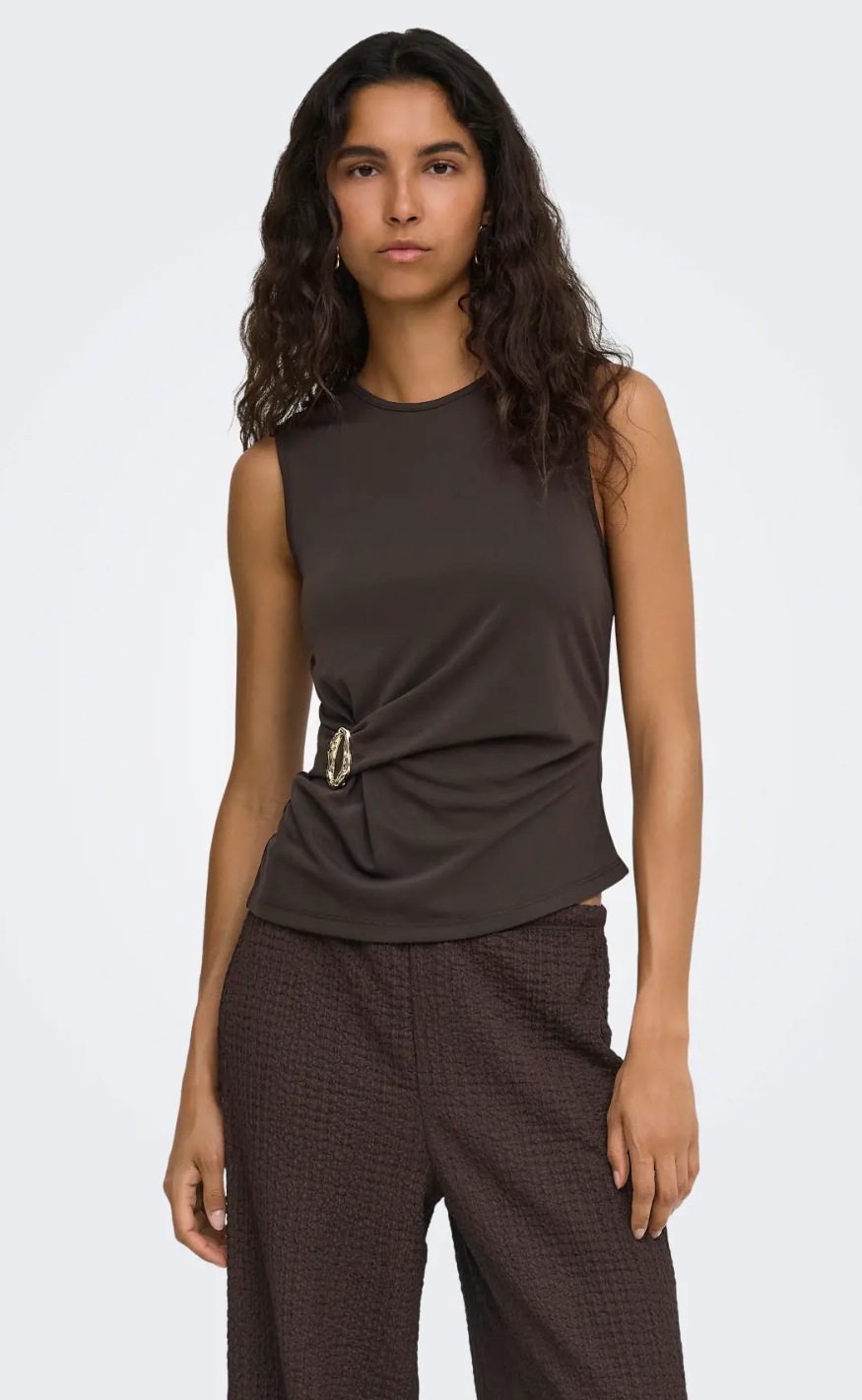 ONLY Topp - Haze - Chocolate Torte Metallic