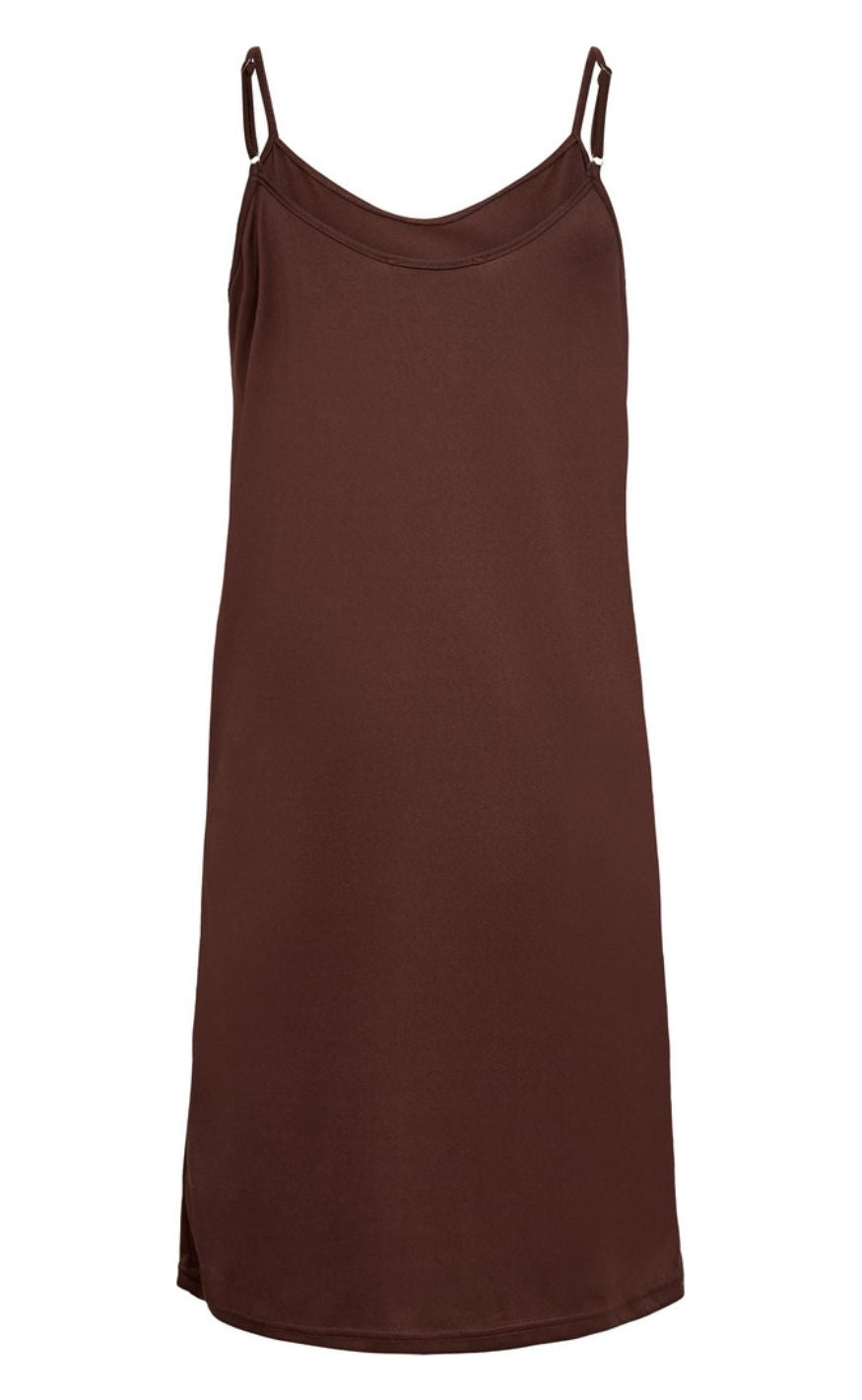 A-View Kjole - Slip - Dark Brown