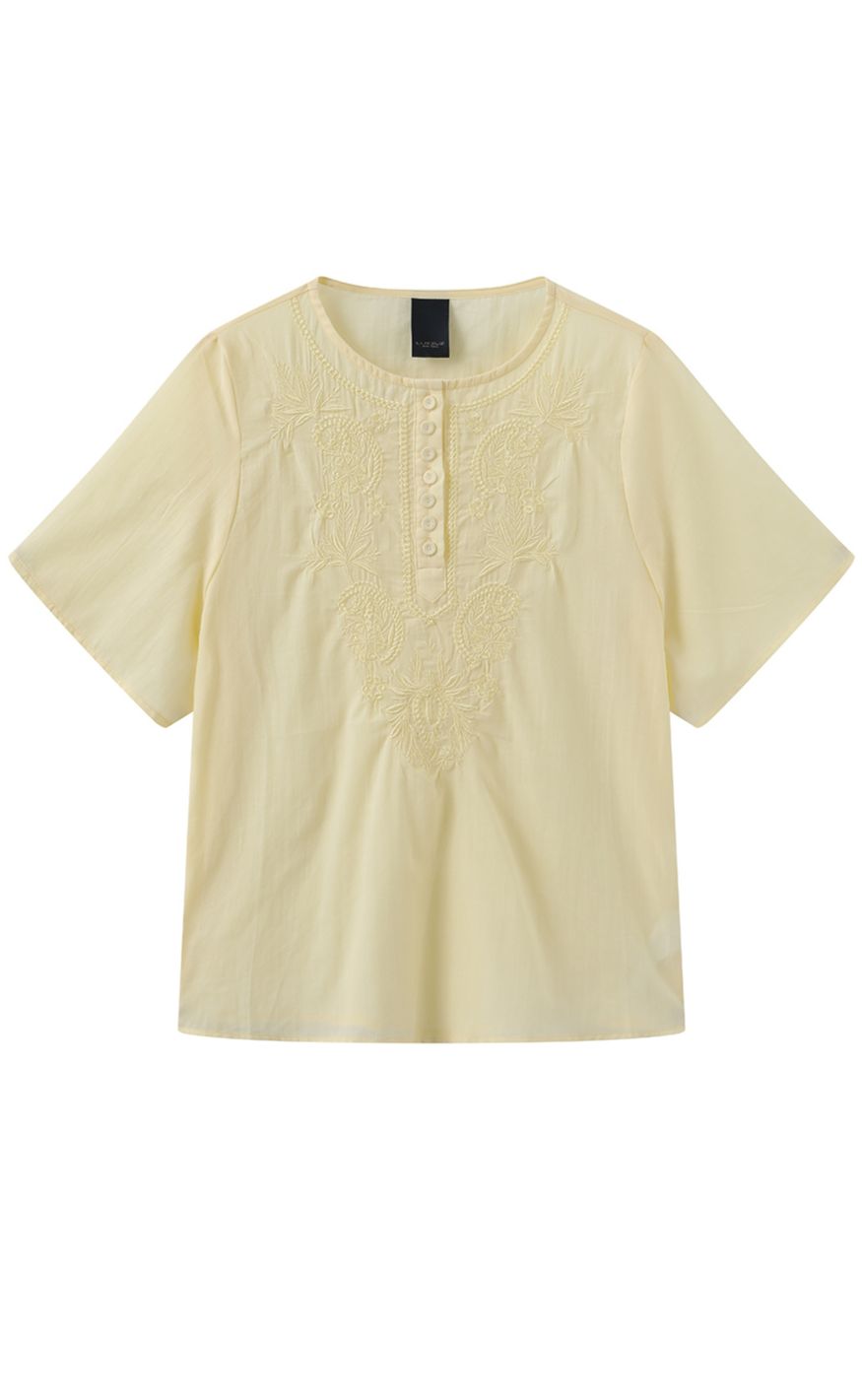 Luxzuz Bluse - Viva - Soft Yellow 1029