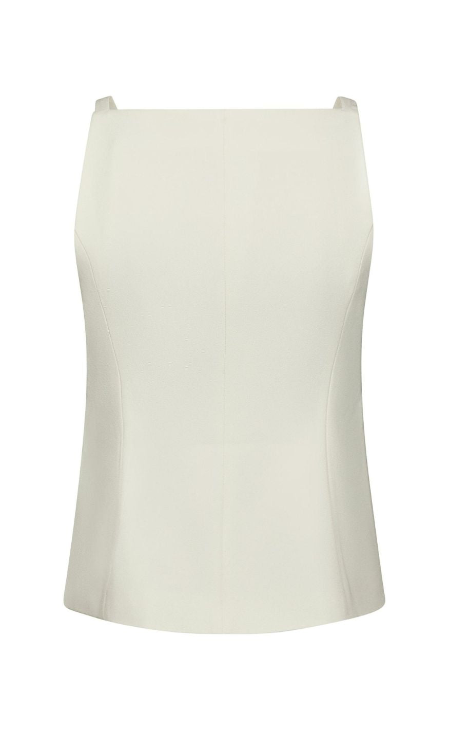 Neo Noir Vest - Kylie Structure - Off White