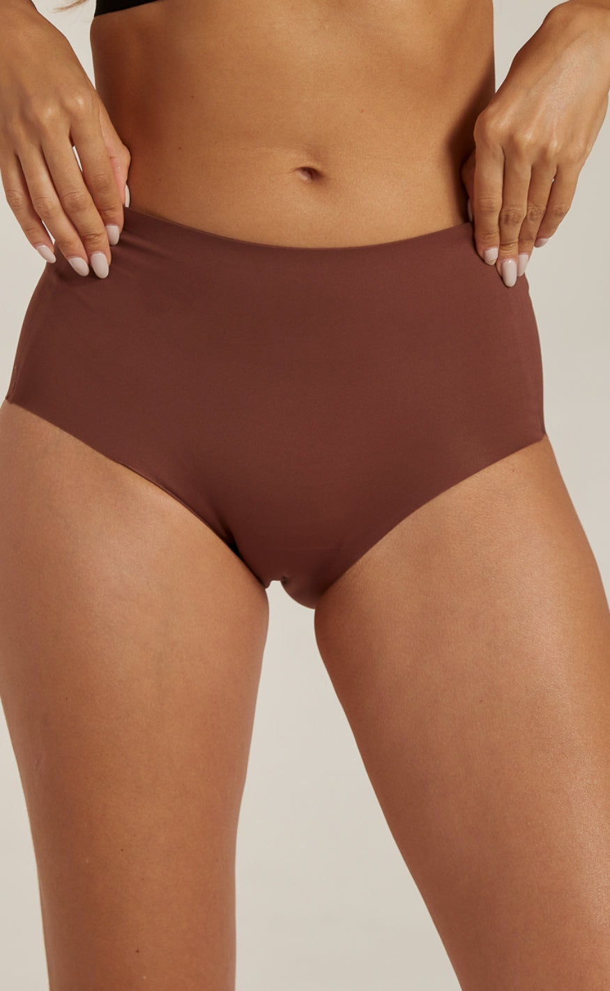 FemiFemme Truse - Invisible Highwaist Maxi - Velvet Chocolate