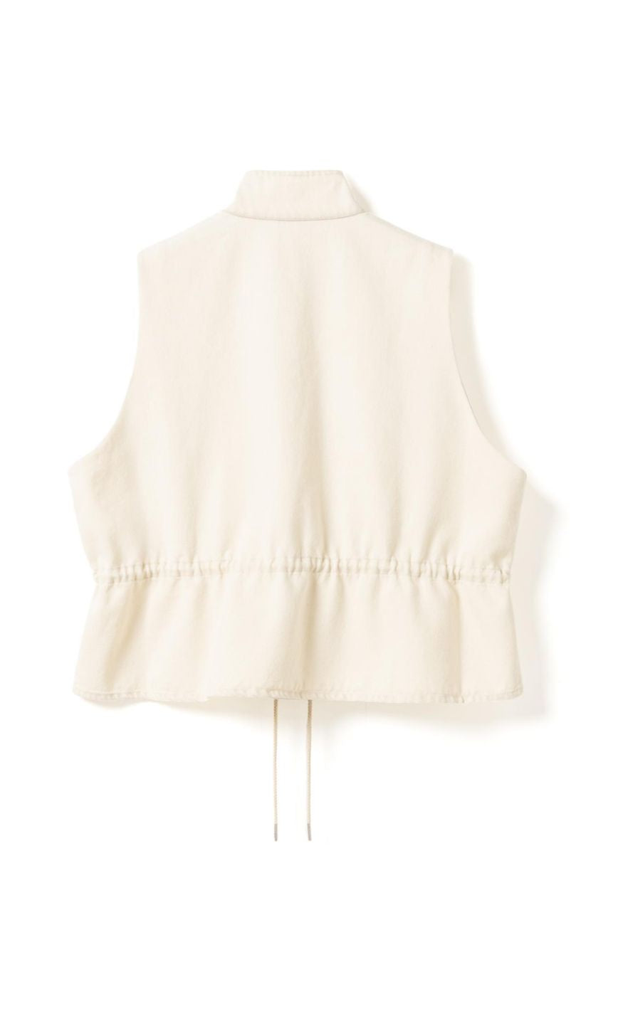 Noella Vest - Mireya - Washed Ivory