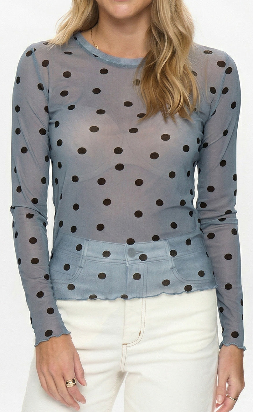 Nümph Bluse - Sine - Floaty Blue
