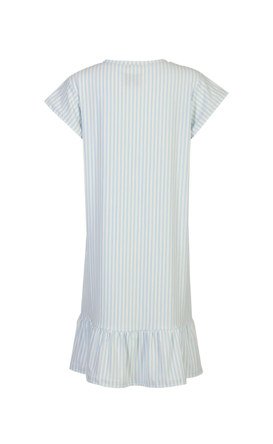 Liberté Kjole - Alma U T-shirt - L. Blue Creme Small Stripe