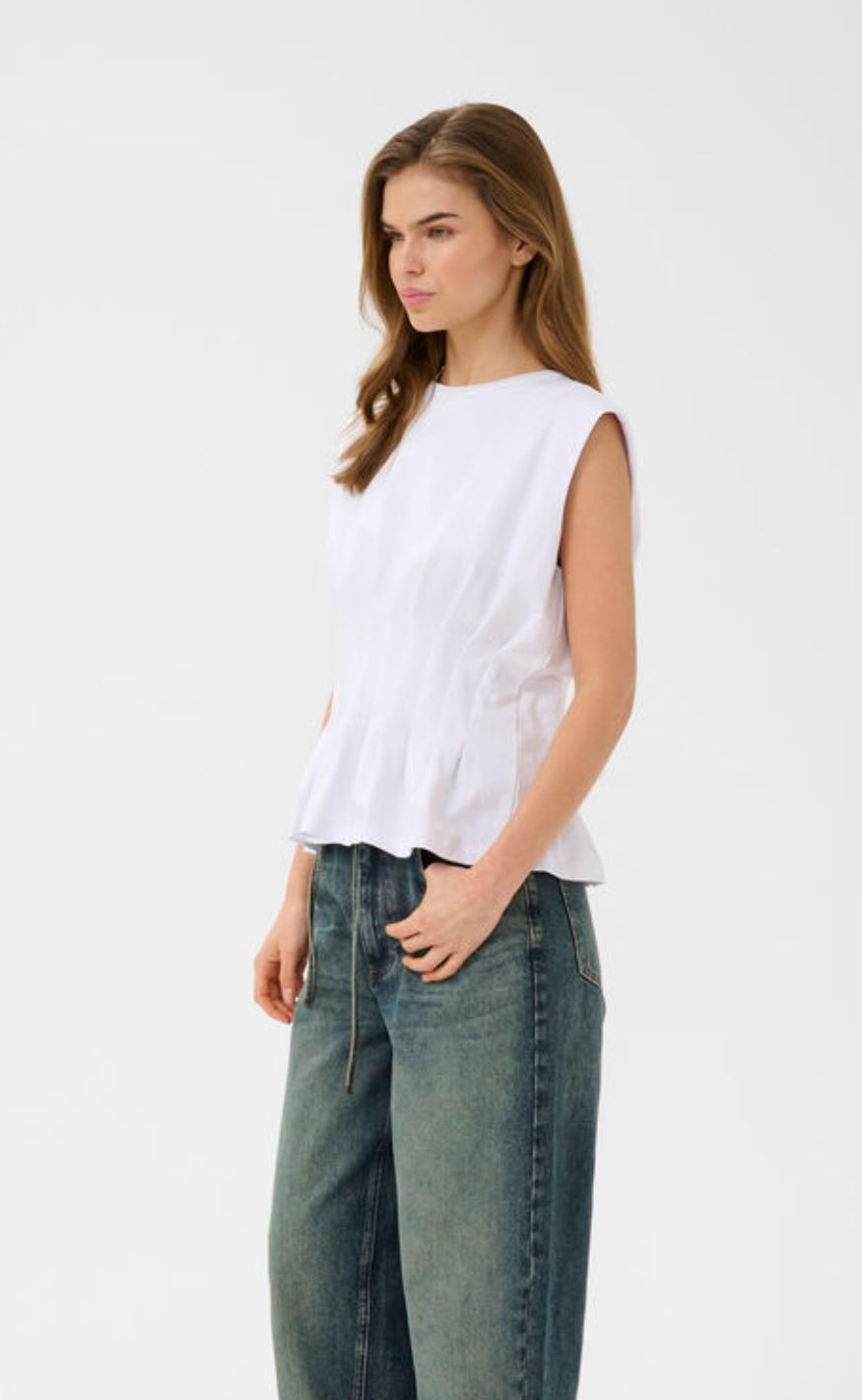 Gestuz T-Shirt - Inez - Bright White