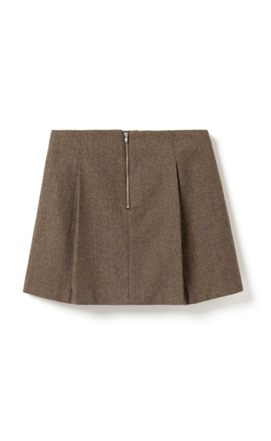 Noella Skjørt - Maybelle - Brown Herringbone