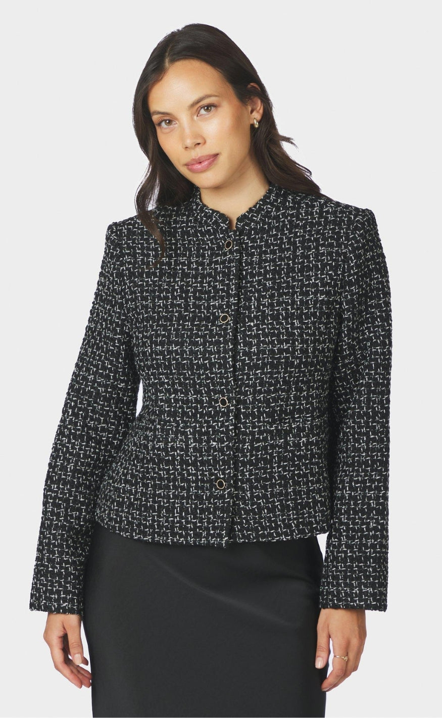 Neo Noir Jakke - Denisa Boucle - Black