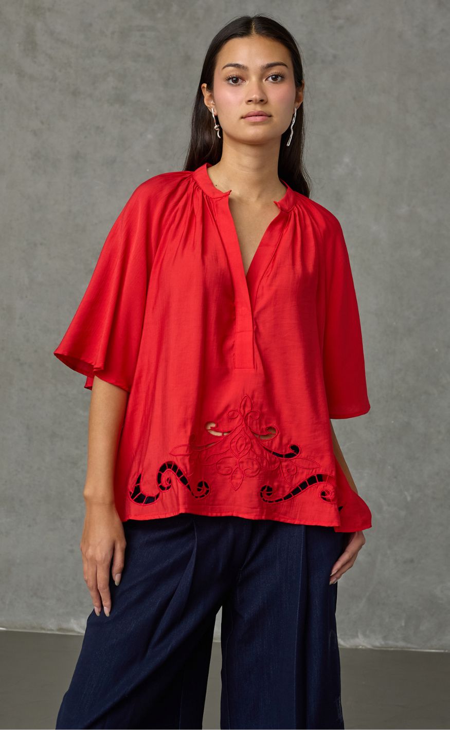 Love & Divine Topp - Love1607 - Red