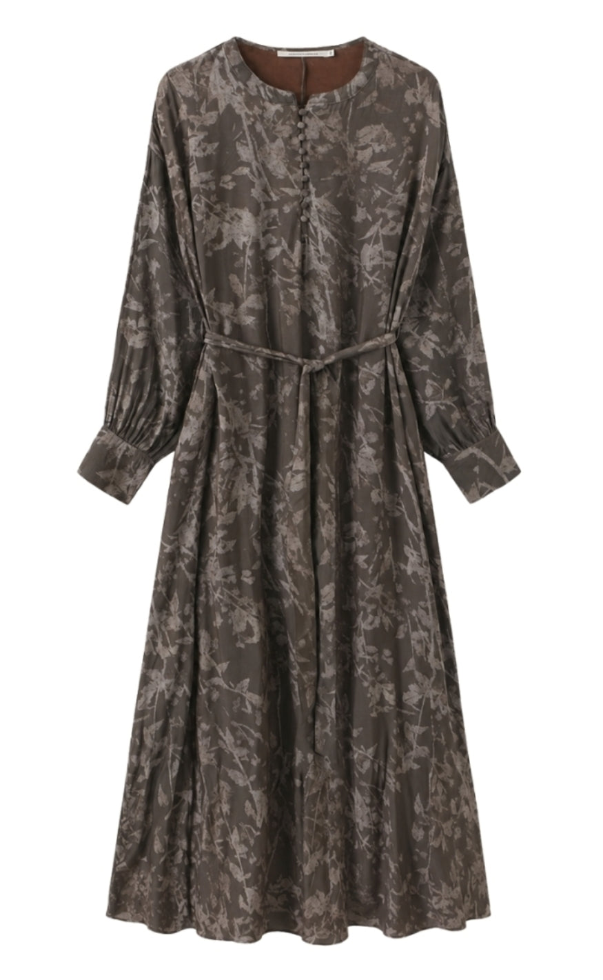 Luxzuz Kjole - Wanda - Walnut