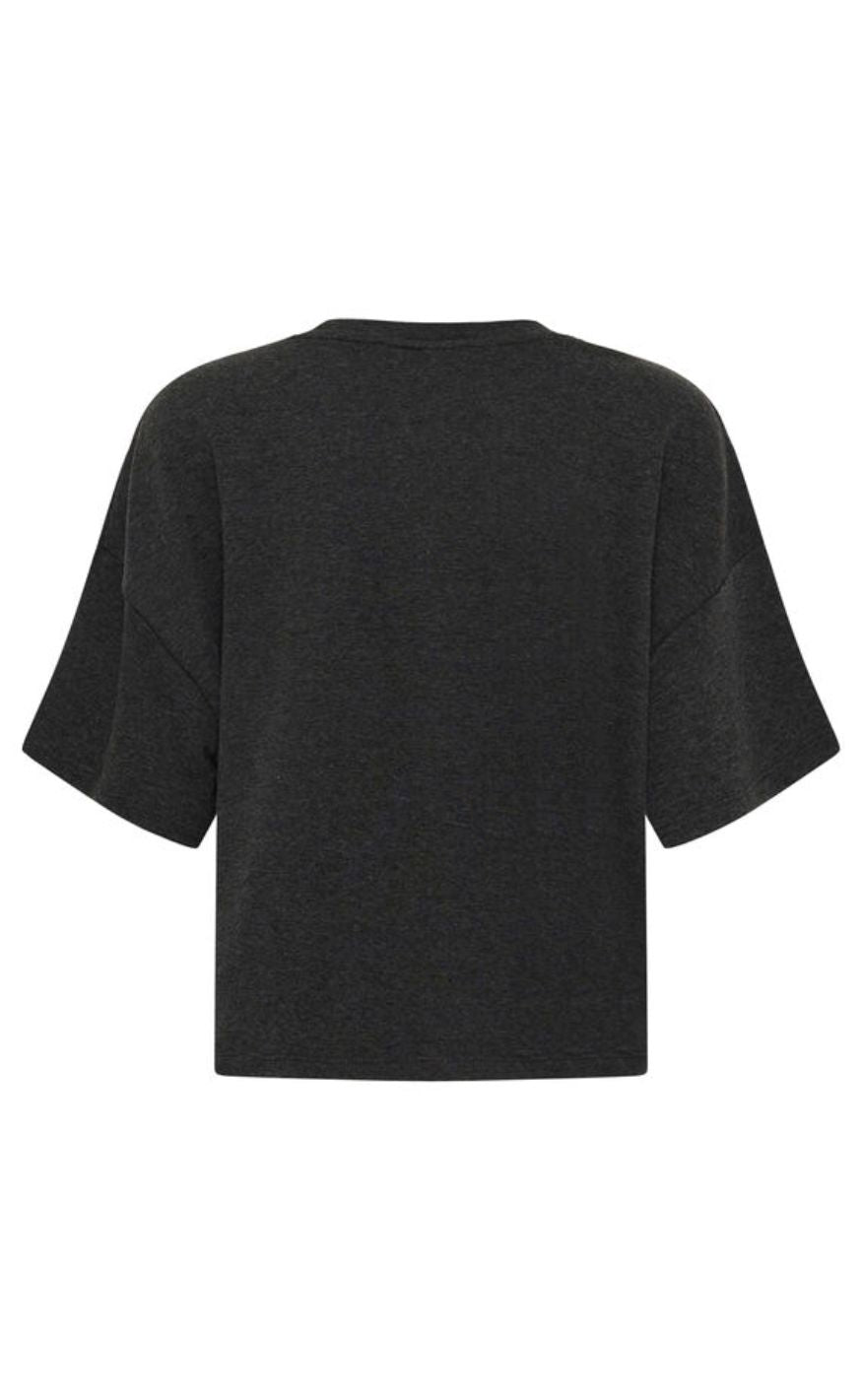 Gestuz T-Shirt - Gilsa - Deep Grey Melange