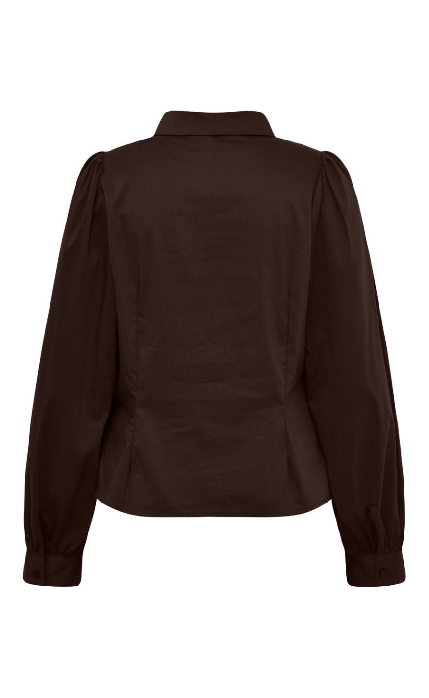 A-View Skjorte - Malika - Dark Brown