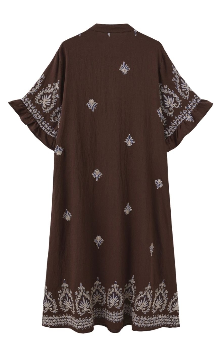 Luxzuz Kjole - Alfhild - Dark Brown