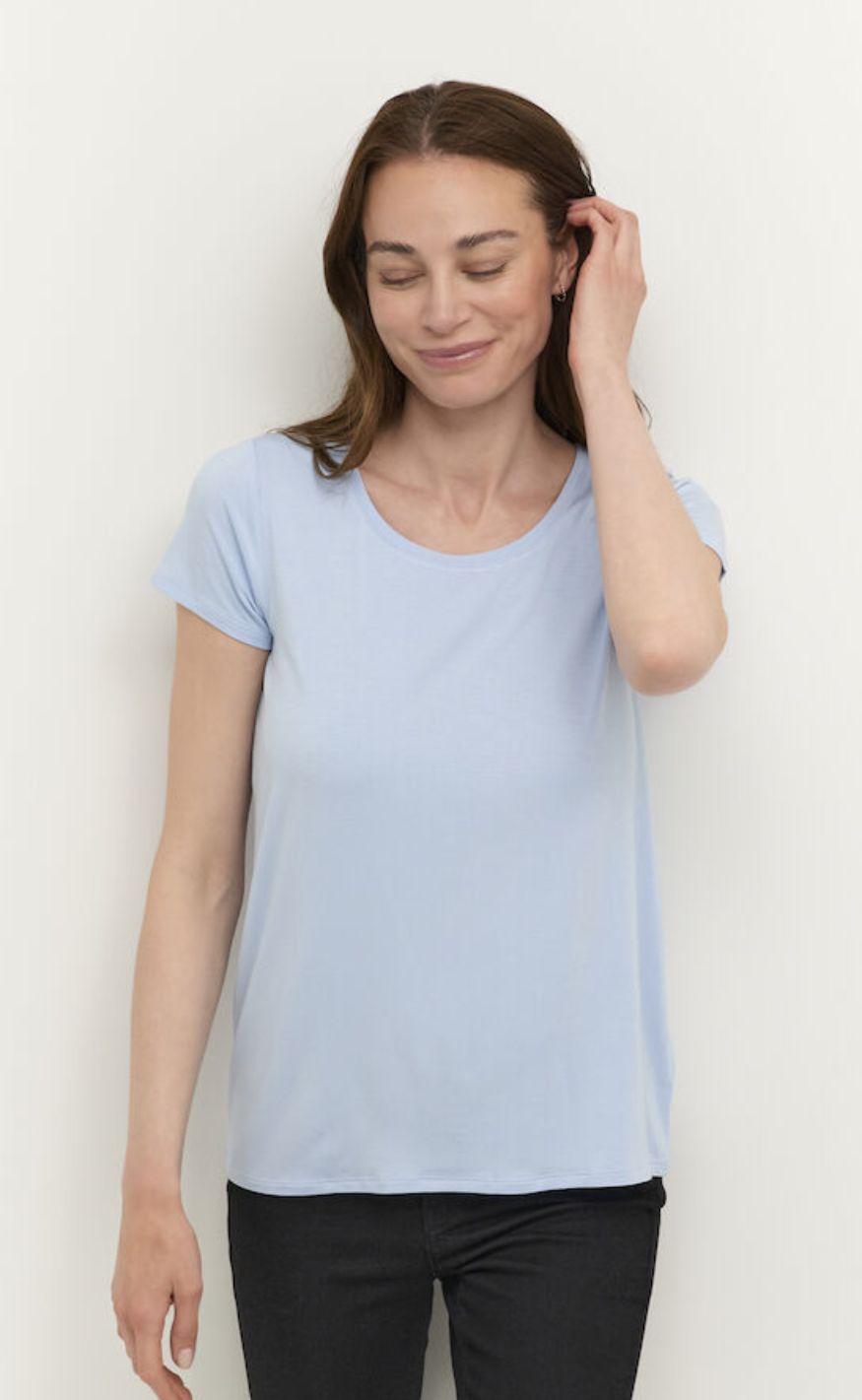 Culture T-shirt - Poppy - Cashmere Blue