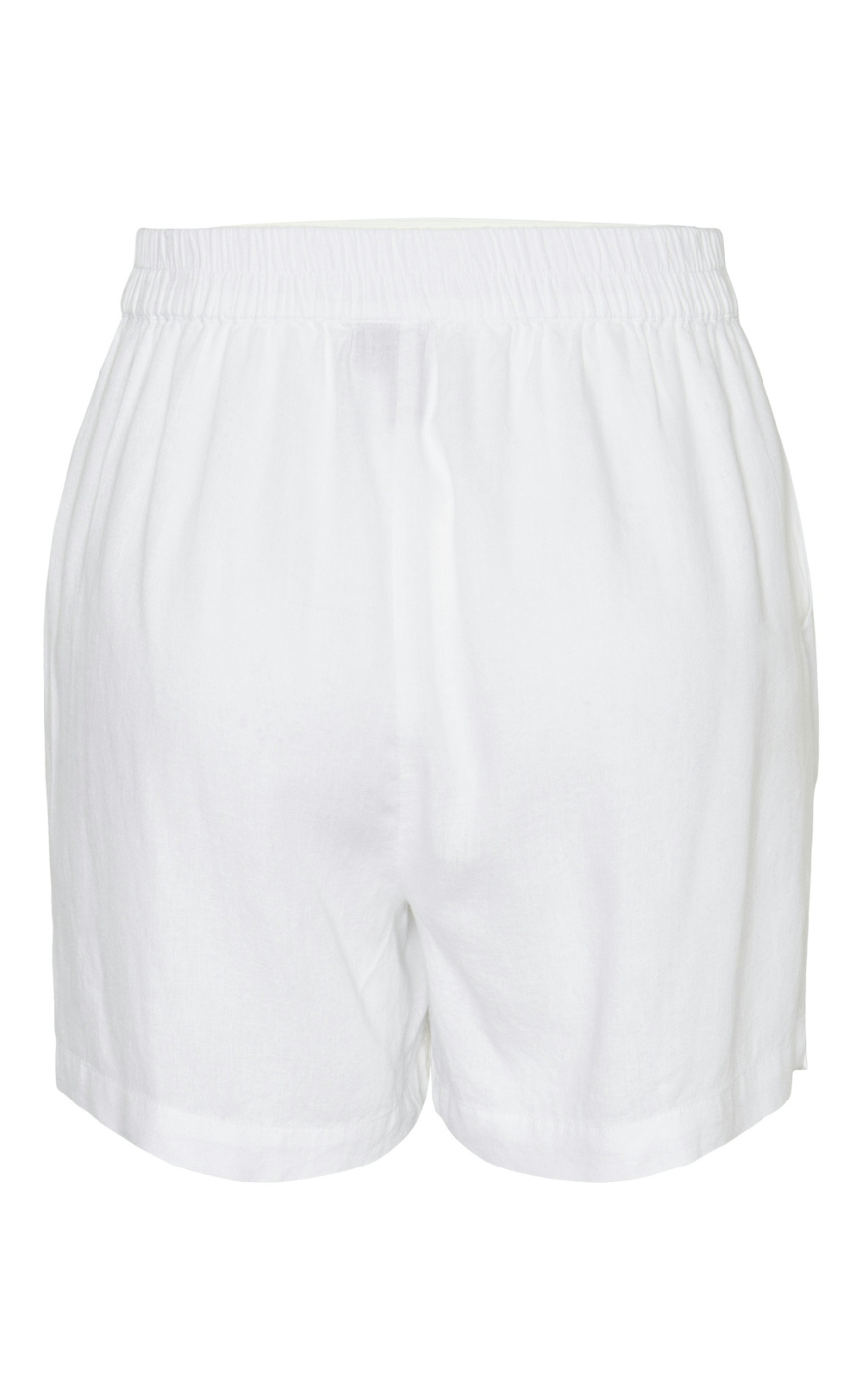 Pieces Shorts - Pia - Bright White