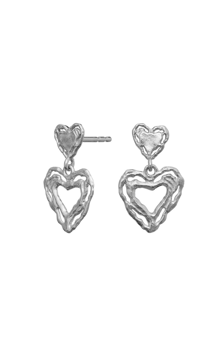 Maanesten Øreringer - Martha - Silver Colour