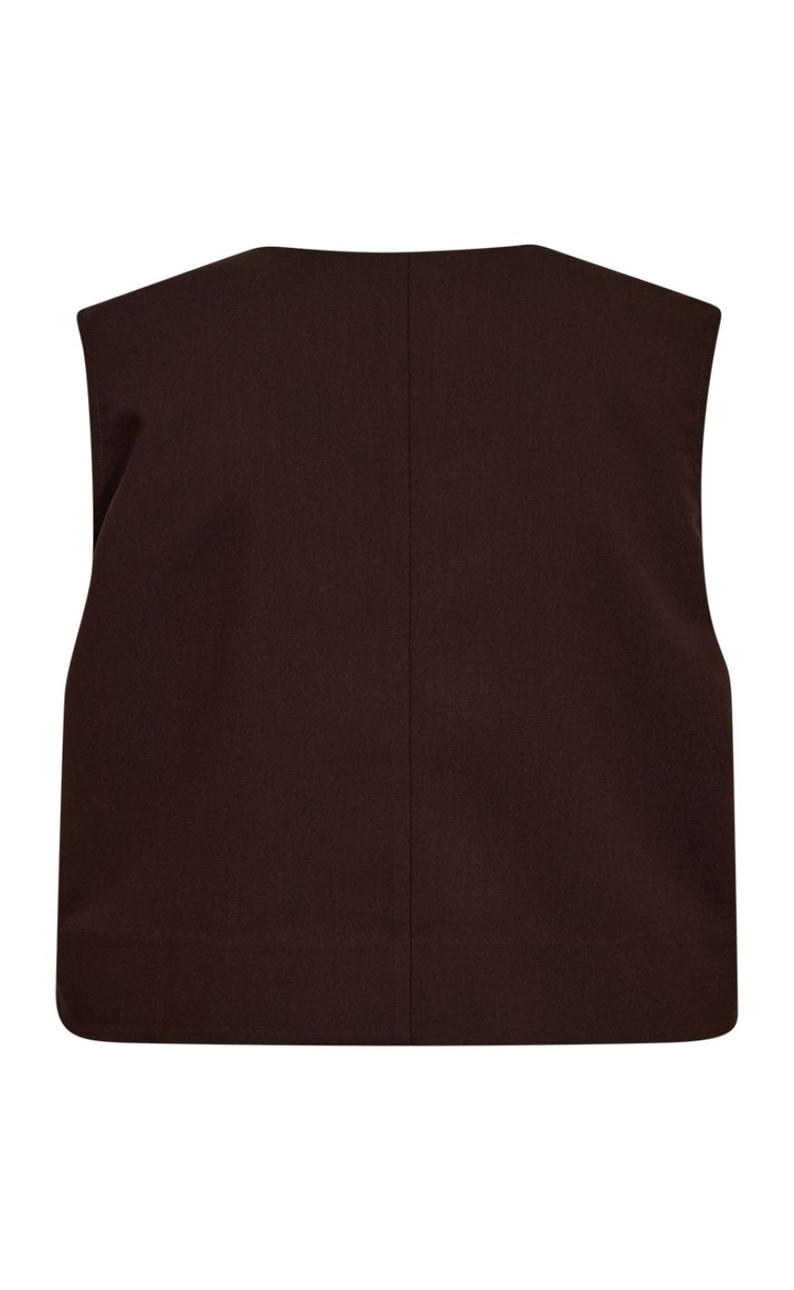 Freequent Vest - Maeve - Coffee Bean