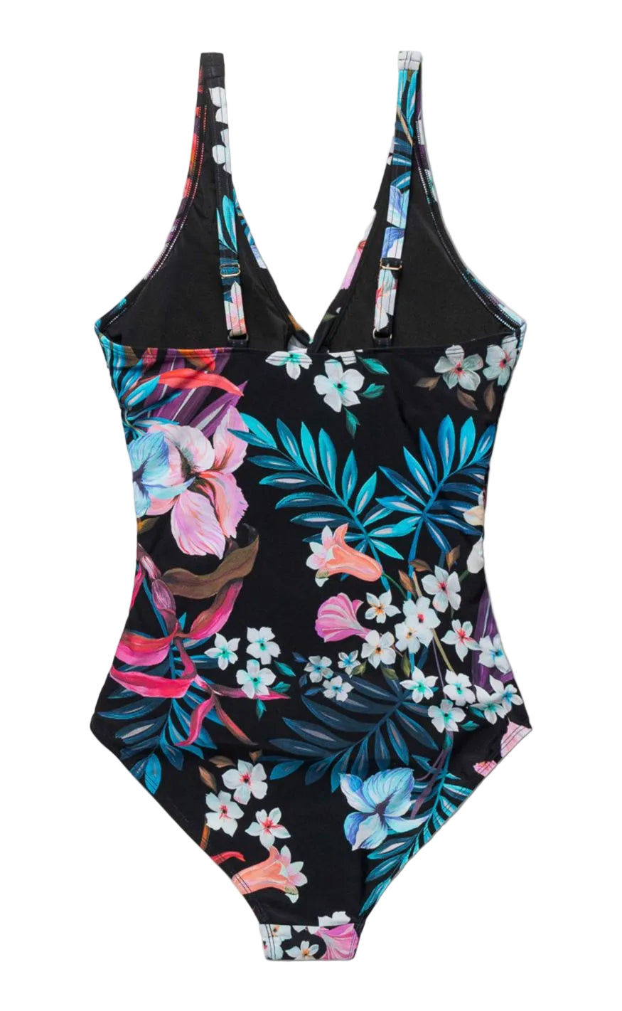 Panos Emporio Badedrakt - Simi - Night Jungle Black