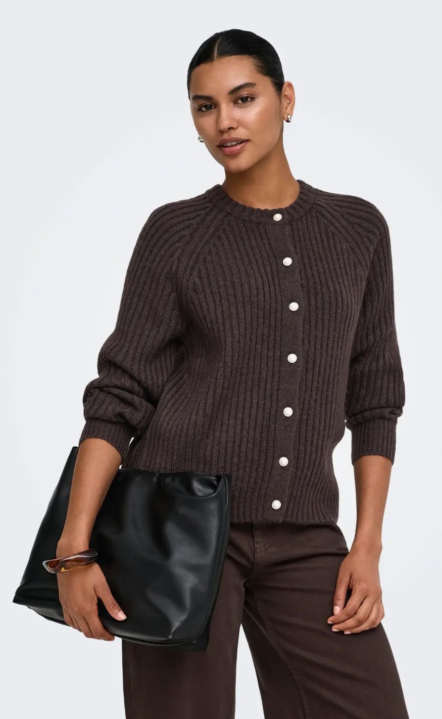 ONLY Cardigan - Kalibu - Chocolate Brown