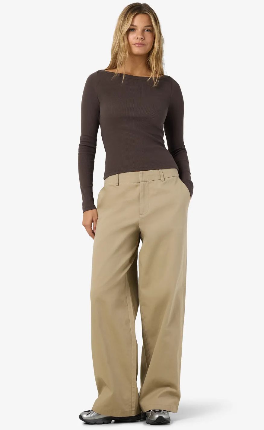 Noisy May Bluse - Maya - Chocolate Brown