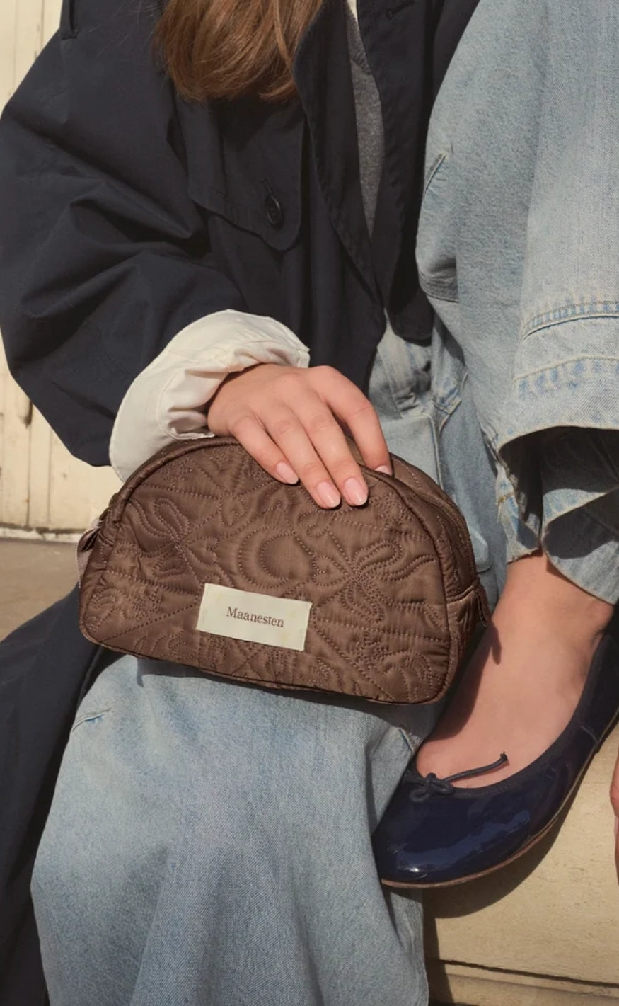 Maanesten Makeup Bag - Medium - Brown