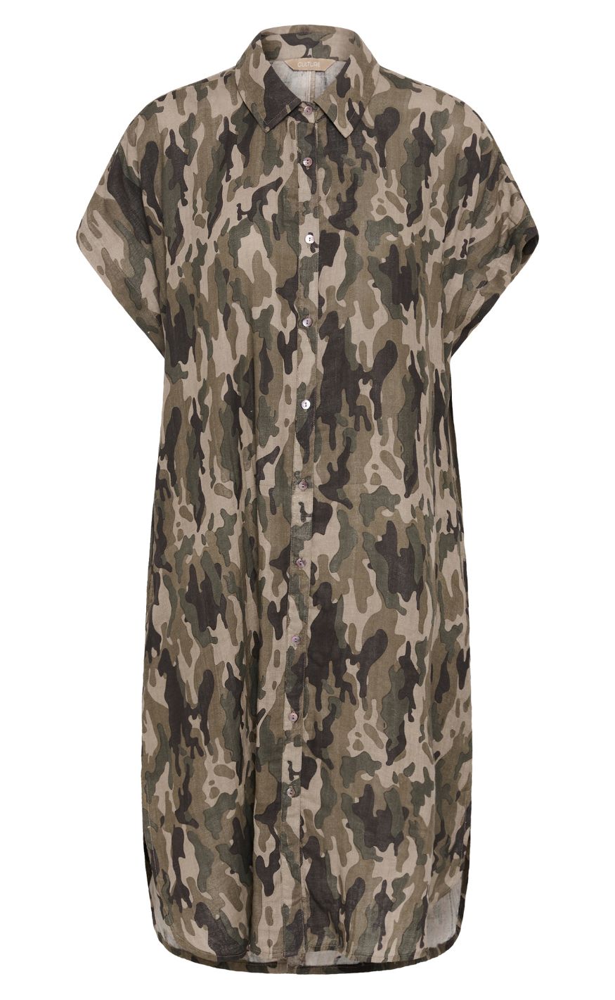 Culture Kjole - Elina Kaftan - Camouflage