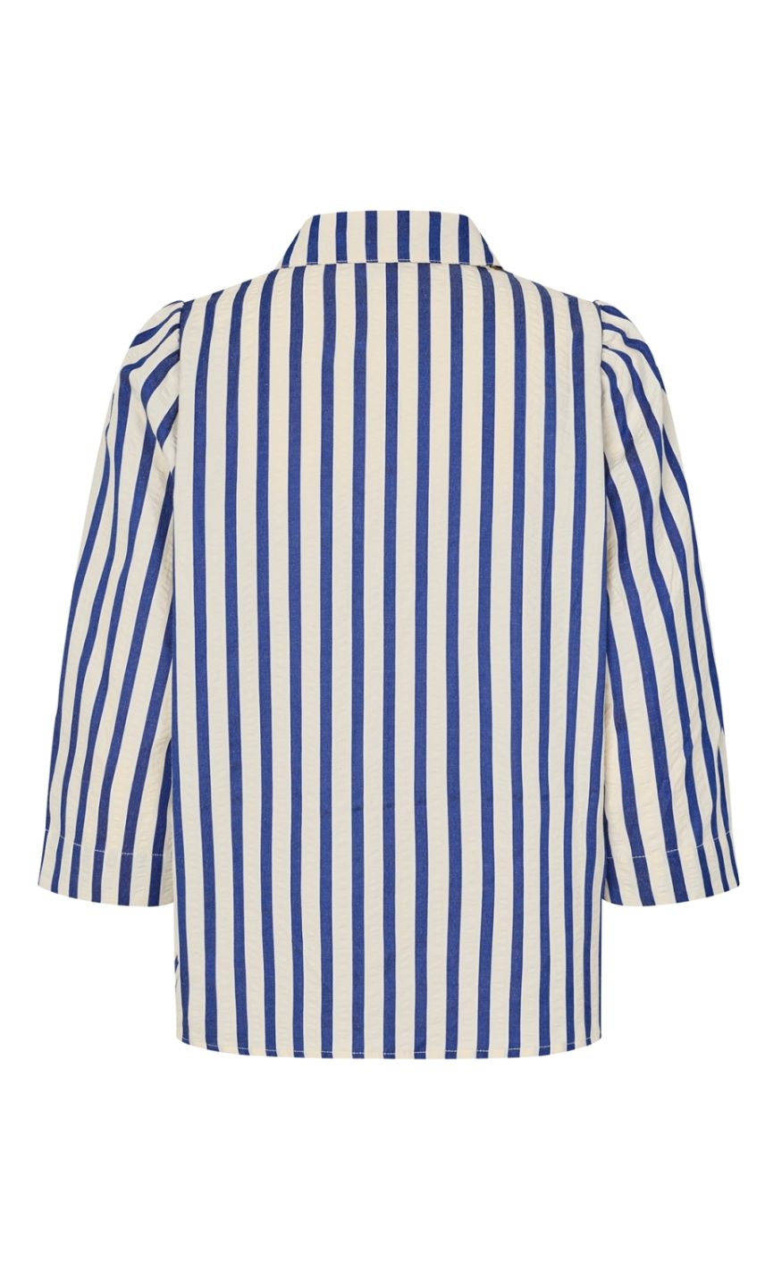 Lollys Laundry Skjorte - BonoLL SS - Blue
