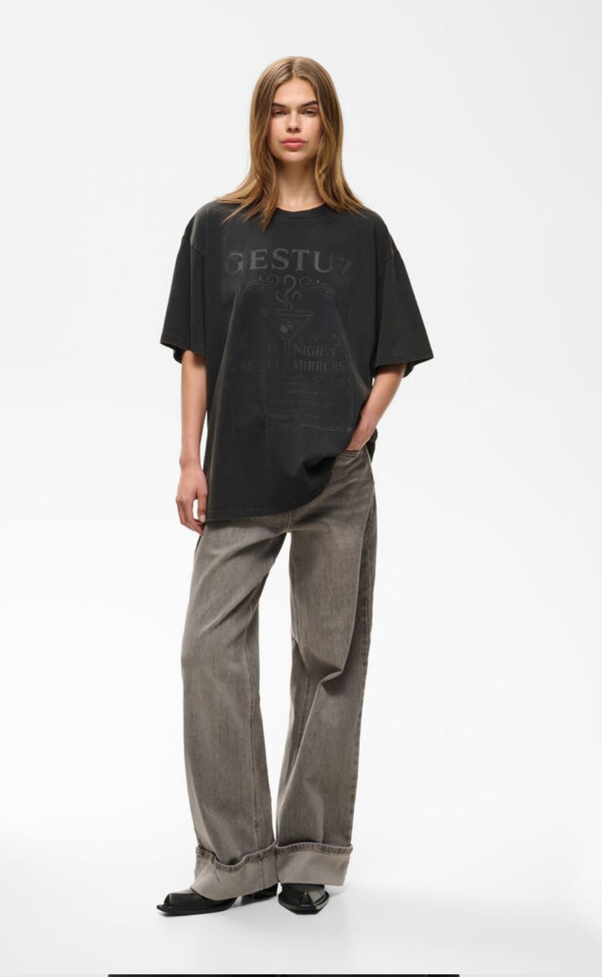 Gestuz T-Shirt - Elrose - Black