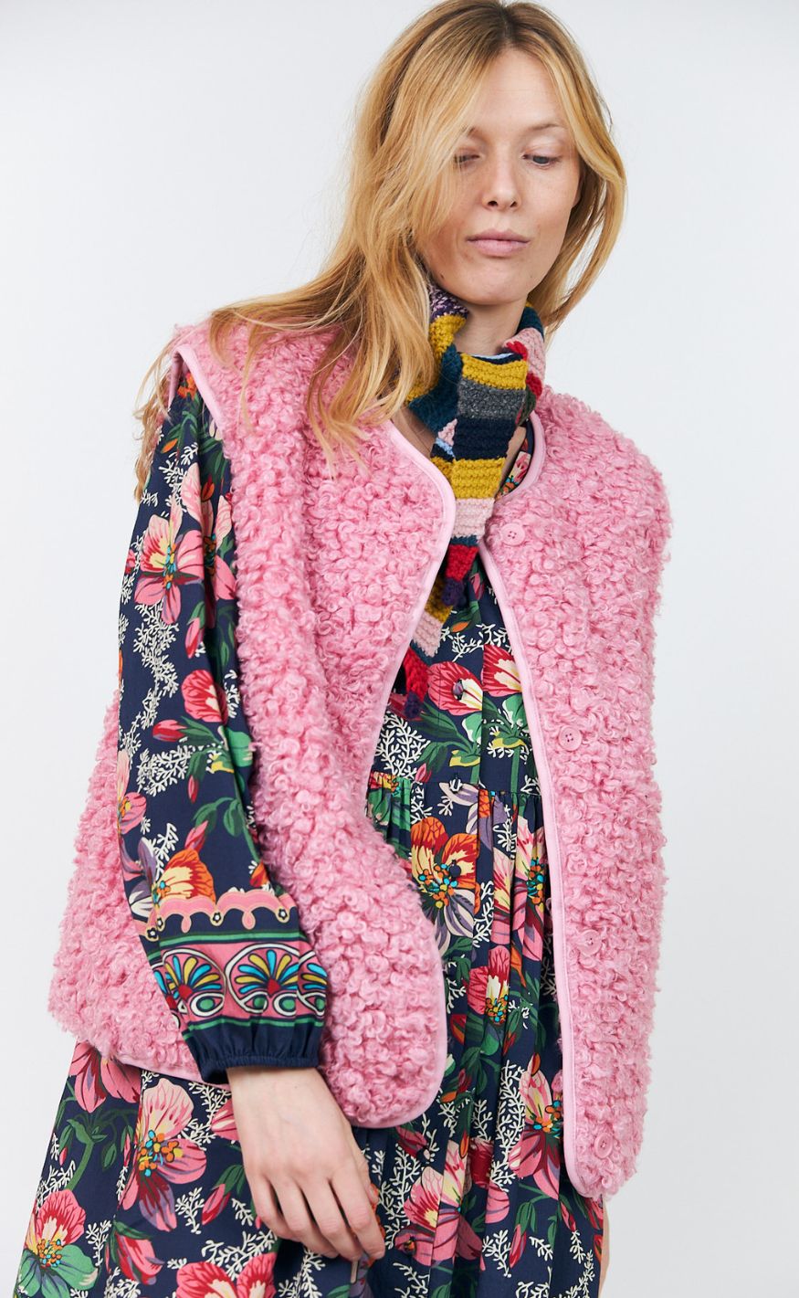 Lollys Laundry Vest - Vada - Pink