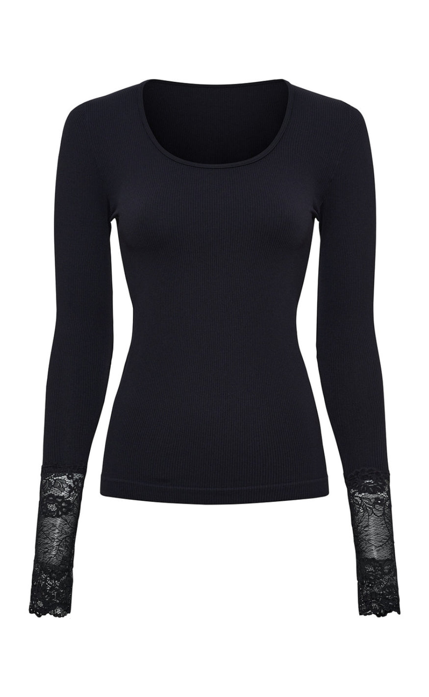 Tim & Simonsen Bluse - Mary Costina Lace - Nero