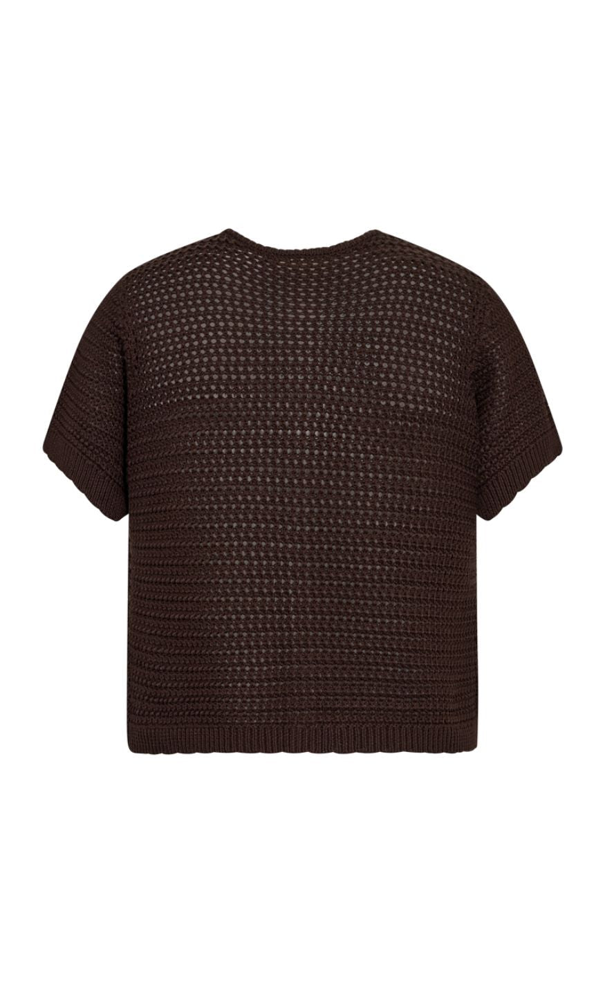 Freequent Cardigan - Tota - Coffee Bean