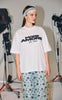 Noisy May T-skjorte - Cali Print - Bright White/More Amore