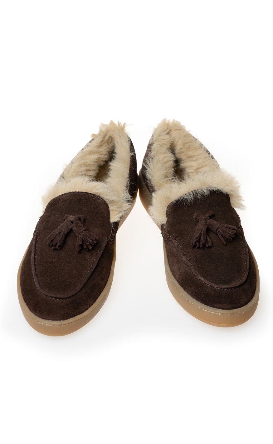 Copenhagen Shoes Loafers - Just A Kiss - Dk Brown