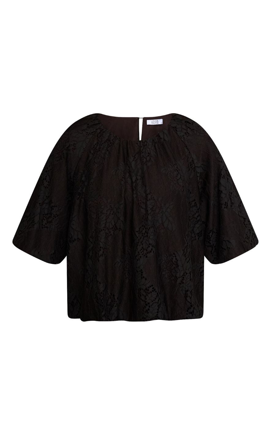Love & Divine Bluse - Love1646 - D. Chocolate