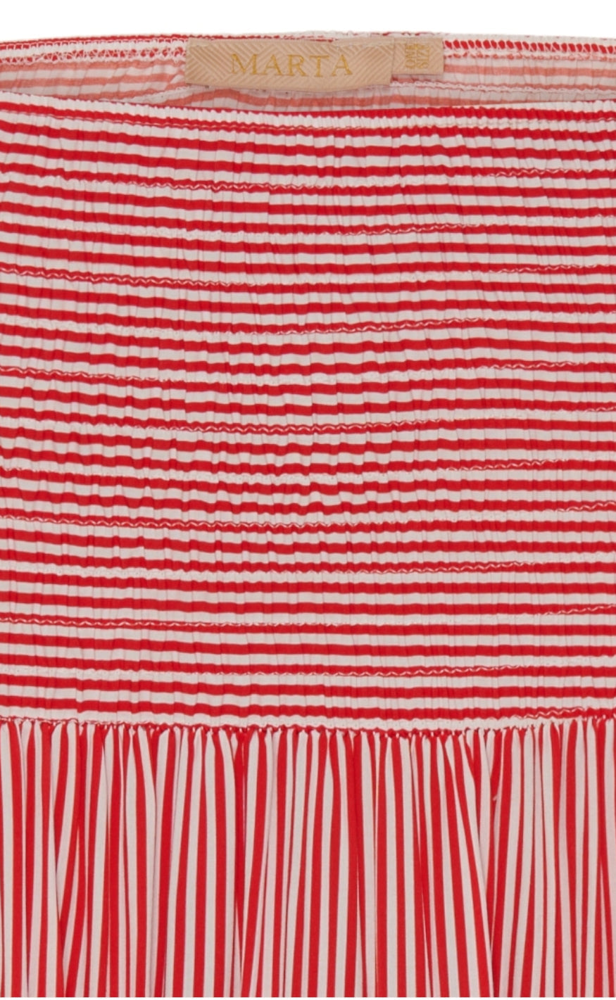 Marta Du Chateau Skjørt - 5201/1487 - Print Red Stripe