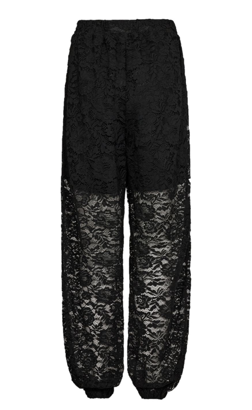 Freequent Bukser - Lacina - Black