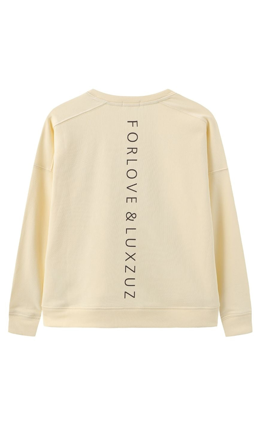 Luxzuz Sweat - Lovelux - Pastel Yellow